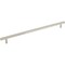 Jeffrey Alexander 305 mm Center-to-Center Satin Nickel Square Dominique Cabinet Bar Pull 845-305SN - alternate 1